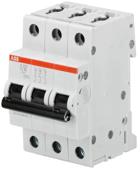 2cds253001r0161 – Автоматический выключатель (автомат) ABB 3-полюсной S203 D16
