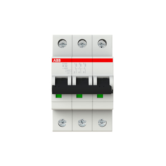 2cds253001r0325 – Автоматический выключатель (автомат) ABB 3-полюсный S203 B32