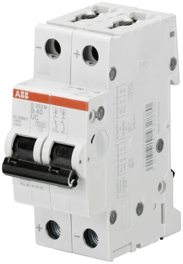 2cds272061r0044 – Автоматический выключатель (автомат) ABB 2-полюсной S202M C4UC