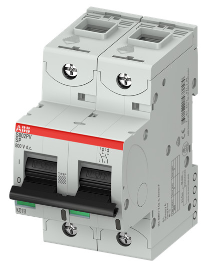 2ccf019600r0001 - ABB Автоматический Двухполюсный выключатель S802PV-SP20