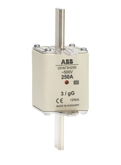 1sca022627r6350 - Предохранитель ABB OFAF3H250 250A тип gG размер 3, до 500в