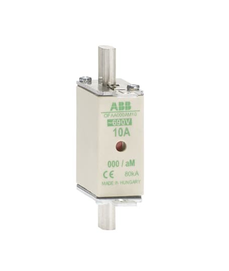 1sca022660r8880 - Предохранитель ABB OFAA000AM40 40а тип Ам размер 0, до 690в