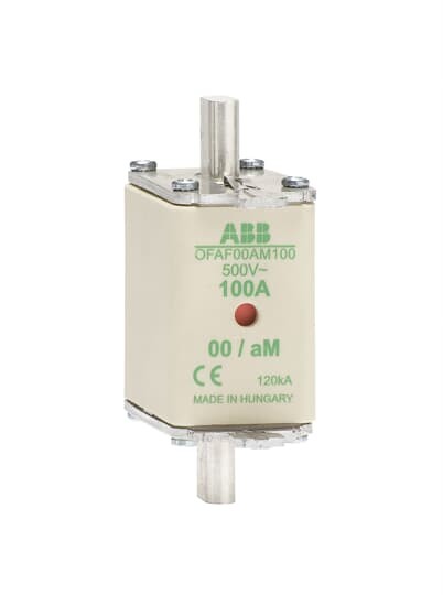 1sca022697r2930 - Предохранитель ABB OFAF00aM100 100A тип Ам размер 0, до 500в