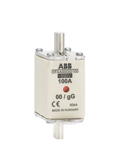 1sca022700r9440 - Предохранитель ABB OFAA00GG80 80A тип gG размер 0, до 690в