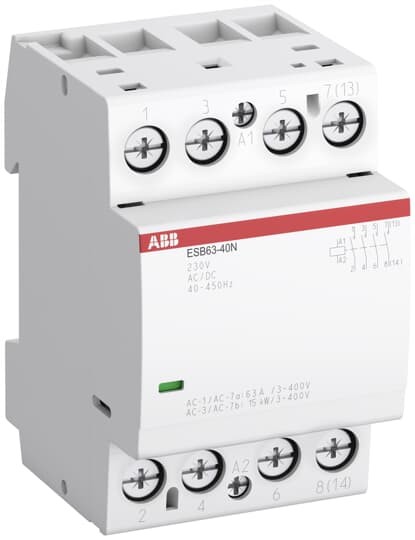 1sae351111r0120 - Контактор ABB ESB63-20N-01 модульный (63а ас-1, 2но), катушка 24в AC/DC - ABB