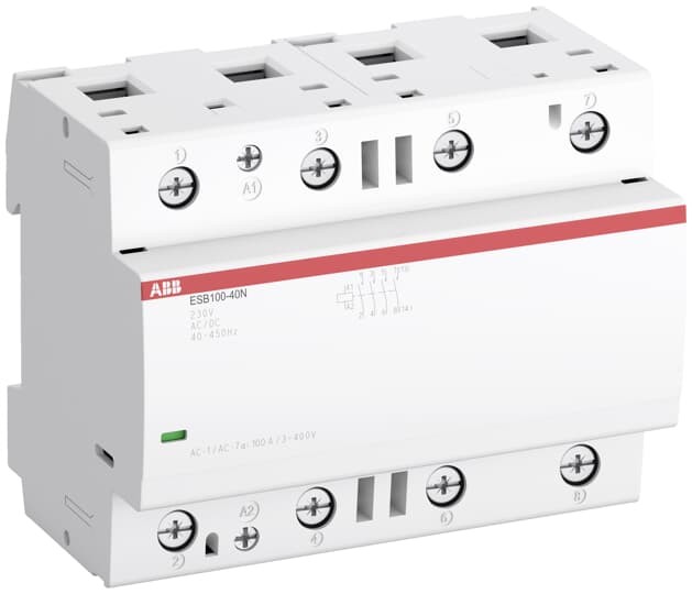 1sae661111r0140 - Контактор ABB ESB100-40N-01 модульный (100а ас-1, 4но), катушка 24в AC/DC - ABB