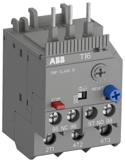 1saz711201r1005 - Реле перегрузки тепловое ABB T16-0.13 диапазон: 0,1а–0,13а для типа B6, B7 - ABB