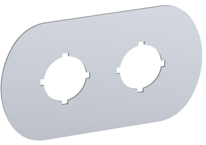 1sfa611930r1002 - Шильдик ABB MA6-1002 (2 места) для пластик. кнопочного поста - ABB