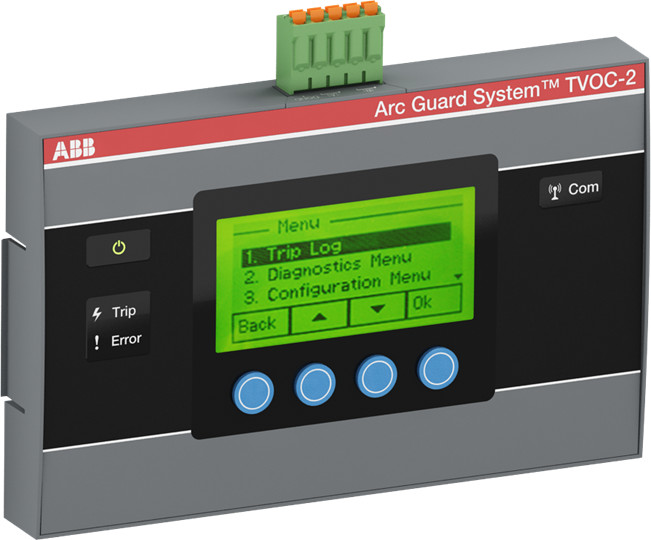 1sfa664002r4001 - Дополнительный дисплей TVOC-2-COM с интерфейсом Modbus RTU для модуля контроля дуги - ABB