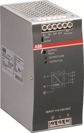 1svr427035r1000 - Блок питания ABB CP-E 12/10.0 (регулир. вых. напряжение) Uвход 90-132в, 180-264в ac/210-375в DC, выход 12в DC / 10A - ABB