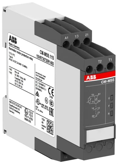 1svr730720r1400 - Термисторное реле защиты двигателя CM-MSS.11S 24-240 в AC/DC, 1но1нз, винт. клеммы - ABB