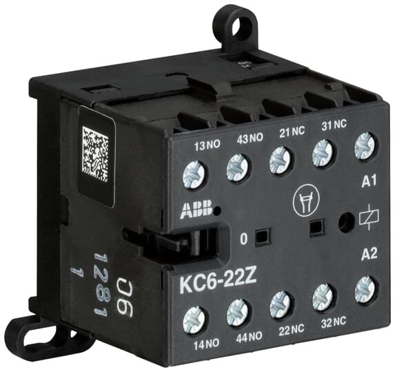 gjh1213001r0225 - Мини-Контакторное реле ABB kс6-22z-05 (3A при AC-15 400 в), катушка 220в DC, с винт. клеммами - ABB