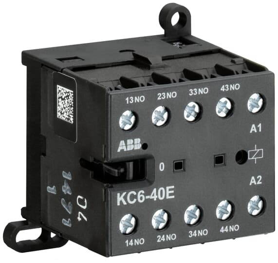 gjh1213001r0405 - Мини-Контакторное реле ABB kс6-40e-05 (3A при AC-15 400 в), катушка 220в DC, с винт. клеммами - ABB