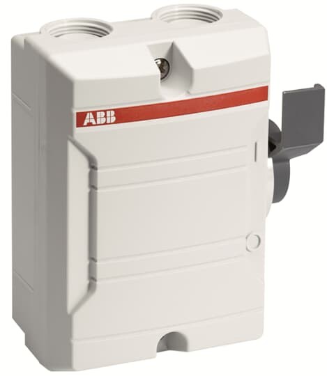 2cma142401r1000 - ABB Выключатель в боксе ABB упр сбоку 2р 25а IP65 BW225 W DP