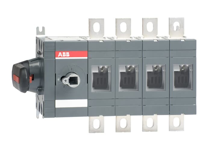 1sca022860r1600 - Рубильник ABB OT315ES04K до 315а Четырёхполюсный с боковым управлением