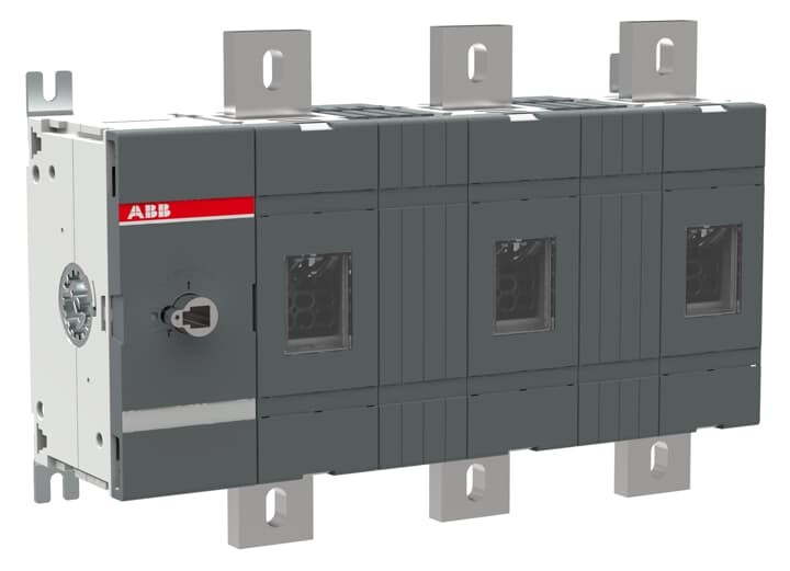 1sca022871r7220 - Рубильник ABB OT1000E03W4 на 1000а Трехполюсный с межфазным промежутком 140мм (состав поставки идет без ручки)