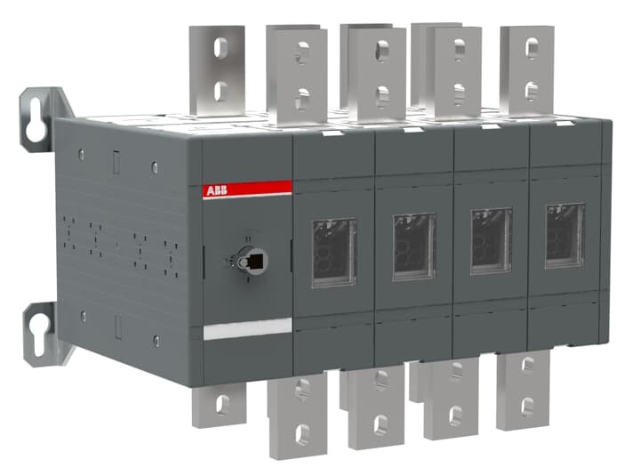 1sca022872r1920 - Рубильник ABB реверсивный OT1600E04C до на 1600а Четырёхполюсный (состав поставки идет без ручки)