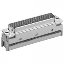 DS BK 50 Разъем D-Sub F 50P, 3-рядный кабель/IDC — Fischer Elektronik