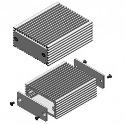 KRK 60 28 80 ME Профиль корпуса KO H 105x42,4mm L120mm черный анодированный — Fischer Elektronik