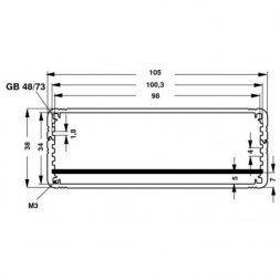 GB 48 ME 120 Профиль Fischer 48/120мм — Fischer Elektronik