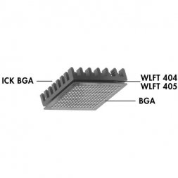 ICK BGA 25 x 25 x 6 Радиатор для BGA 25х25х6мм — Fischer Elektronik