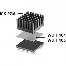 ICK PGA 21X21 Радиатор стандартный 53,3х53,3х16,5мм — Fischer Elektronik