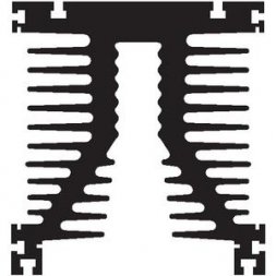 SK 108 150 AL Стандартный радиатор — Fischer Elektronik