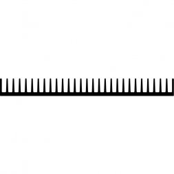 SK 113 383 AL Радиатор стандартный 200х25х383мм — Fischer Elektronik