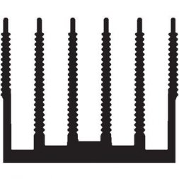 SK 135 1000 SA Стандартный радиатор — Fischer Elektronik