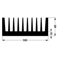 SK 92 1000 AL Стандартный радиатор — Fischer Elektronik